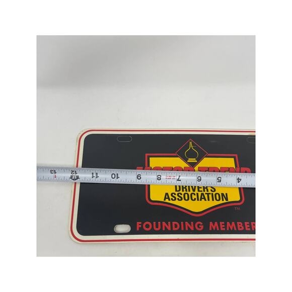 Vtg MOTOR TREND Driver's Association Founding Member License Wall Plate ~ Auto - Picture 5 of 6